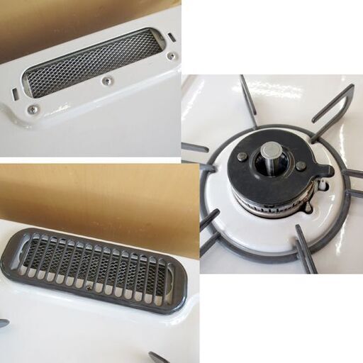 LPガス用 ガステーブル パロマ 2017年製 PA-N860H-L ホワイト 水無し片面焼きグリル 幅59㎝ プロパンガス 北20条店