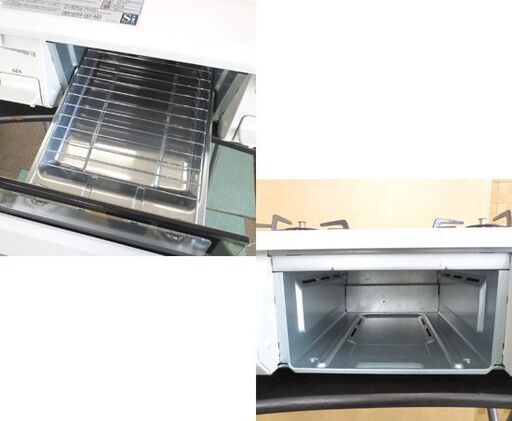 LPガス用 ガステーブル パロマ 2017年製 PA-N860H-L ホワイト 水無し片面焼きグリル 幅59㎝ プロパンガス 北20条店