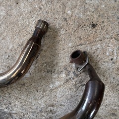 中古品スティード400用 デイトナ ドラッグパイプマフラー（JMCA認定/車検対応）の画像