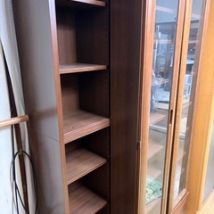 【高岡店引渡】スライド式 本棚 美品の画像