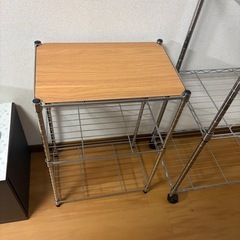 スチールラック（小）、スチールラック（大）、两点の画像