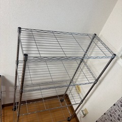 スチールラック（小）、スチールラック（大）、两点の画像