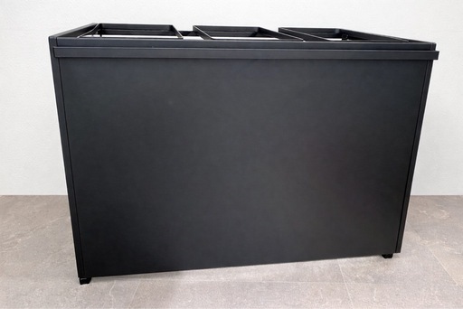 新品未使用tower3分別ゴミ箱45Lサイドオープン蓋付き目隠し付き