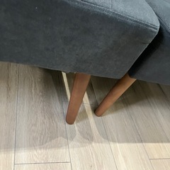 ダイニングテーブル＋ソファ風椅子2脚セット｜ナチュラル系の画像