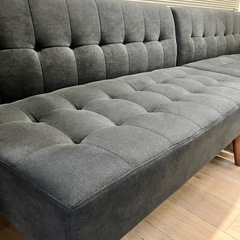 ダイニングテーブル＋ソファ風椅子2脚セット｜ナチュラル系の画像