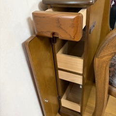 【高岡店引渡】鏡台 ドレッサー 木製 高級感の画像