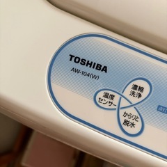 TOSHIBA 洗濯機　　AW-104(W)の画像