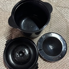 電子レンジ専用炊飯器　ちびくろちゃん　1回使用のみの画像