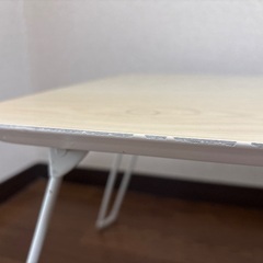 折りたたみテーブル　幅800 奥行400 高さ305mmの画像