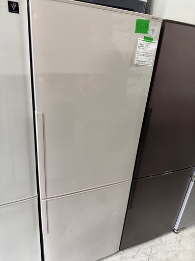 No B840 福岡市内配送無料　シャープ SHARP SJ-PD27A-C [プラズマクラスター冷蔵庫 （271L・右開き） ベージ