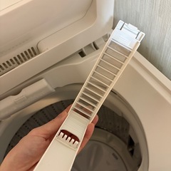 ヤマダオリジナル 全自動洗濯機4.5kg PORO YWM-T45LW  (数回使用)の画像