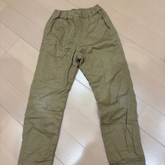 ユニクロ　裏起毛パンツ　130㎝の画像