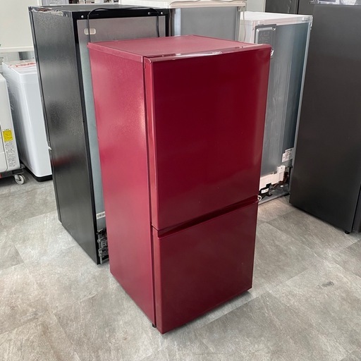 AQUA アクア 2ドア冷蔵庫 157L 2018年製 AQR-16G 赤系 エンジ 札幌市白石区 モノリス B101