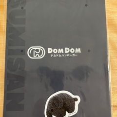 タイトー1番くじドムドムバーガー第2弾 F賞クリアファイル＆ステッカーセット
の画像