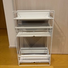 洗濯機横収納　マグネット　引き出しの画像