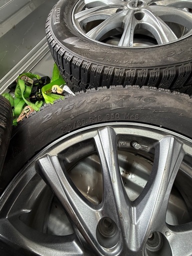 アルミホイール　　215/60R16 車検用等に