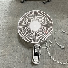 山善　クリップ扇風機
の画像