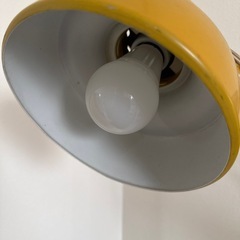 デスクライト　ビンテージ　黄色の画像