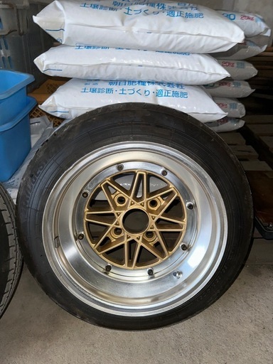 希少当時物‼︎ WORKエクイップ　7.5J　2本　7J 2本　14インチ　深リム