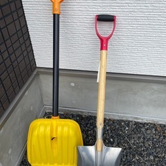 雪かき2種の画像