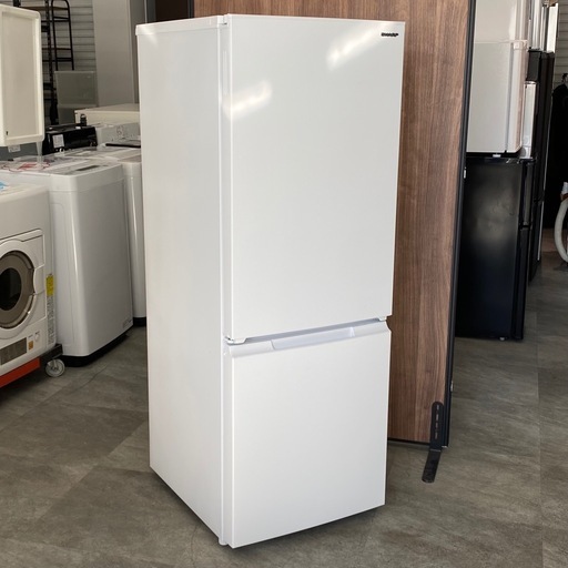 値下げしました！ SHARP シャープ 2ドア冷蔵庫 179L 2023年製 SJ-D18J-W 白 ホワイト 札幌市白石区 モノリス B104