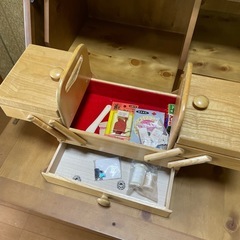 収納と裁縫箱　現在商談中の画像