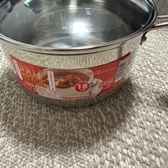 未使用　鍋　取手付きの画像