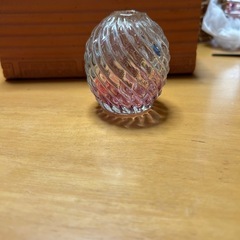 琉球ガラス一輪挿し2点セット(おまけ付き)の画像