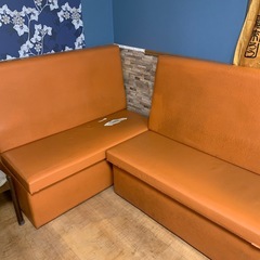 2人掛けソファ2個の画像