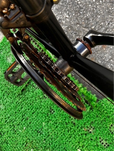 Grandir クロスバイク ブラック 28インチ　自転車　現状渡し 要整備