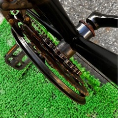 Grandir クロスバイク ブラック 28インチ　自転車　現状渡し 要整備の画像