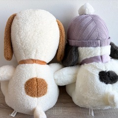 スヌーピー　ぬいぐるみセットの画像