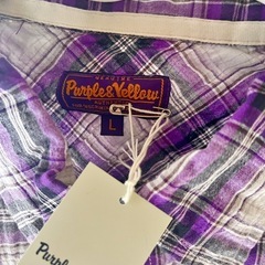 新品　
チェック柄の半袖Lの画像