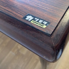 カリモク　ダイニングテーブル　木製の画像