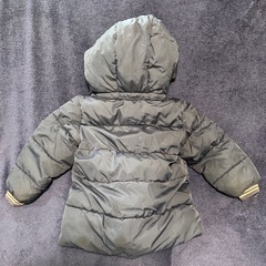 【GAP】キッズ用 中綿ジャケット フード取り外し可　95cm 2歳の画像