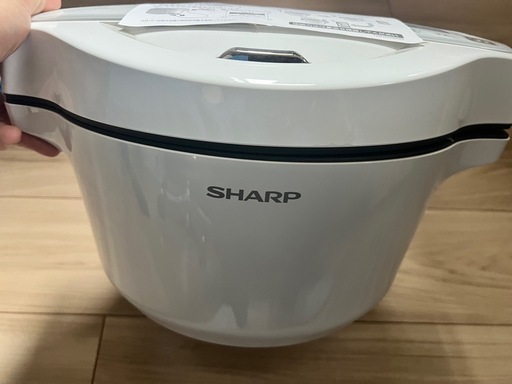 【新品・コードなし】シャープ自動調理鍋ヘルシオホットクック1.6L無水鍋AIoT対応ホワイトKN-HW16D-W