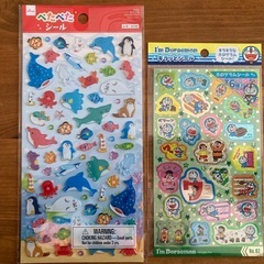 定価！サンリオ・ディズニー・ドラえもんシール9枚の画像
