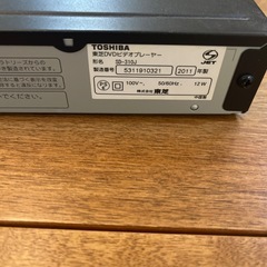 東芝製DVDプレイヤー2011年製　　の画像