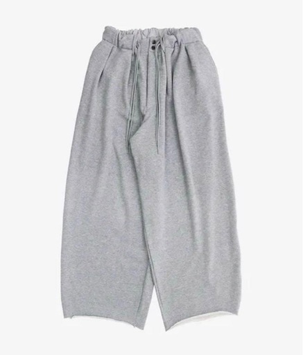 Sillage loop wheel circular pants スウェット