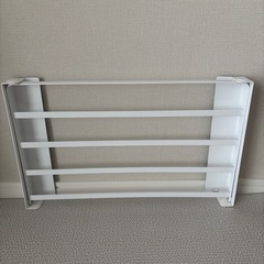 山崎実業 洗濯機横マグネット折り畳み棚 タワー 1段の画像