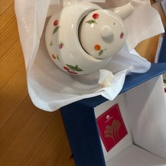 フルーツ柄のティーセット 急須茶器-未使用品の画像