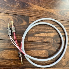 CANARE グレー 両端バナナプラグ付1.2mの画像