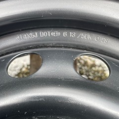 14インチ 5jスチールホイール
の画像