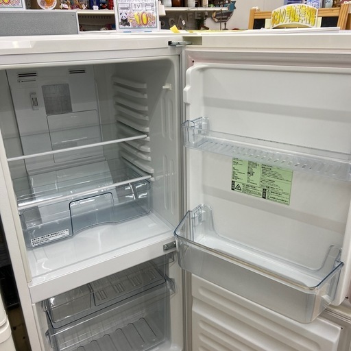 【ドリーム池田店】◎ジモティー割対象品◎TWINBIRD 2ドア冷蔵庫 110L HR-F911 2021年製 53540