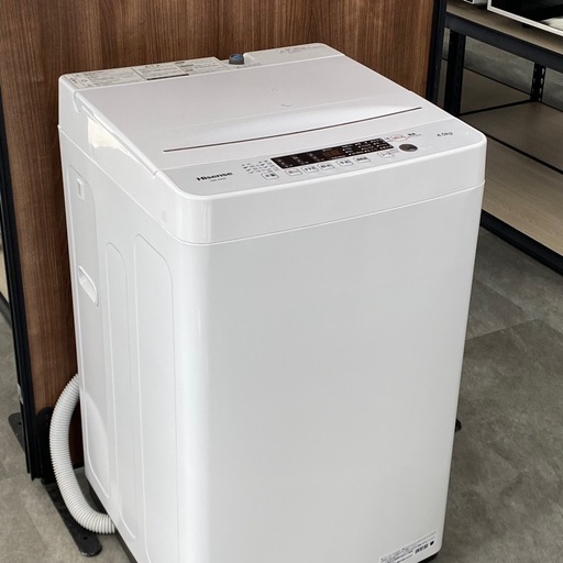 ハイセンス 洗濯機 4.5kg 2022年製 HW-K45E モノリス 札幌市白石区 D58