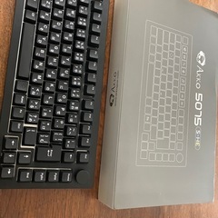 キーボード 【国内正規品】Akko(アッコ) ラピッドトリガー 8000Hz ゲーミングキーボード 5075S HE JP Dark Night 磁気スイッチ 75% 日本語配列 JISキー SnapKeys (SOCD)対応 Mac Windows両対応 ガスケット構造 PBT昇華印刷キーキャップ RGB対応 ブラックの画像