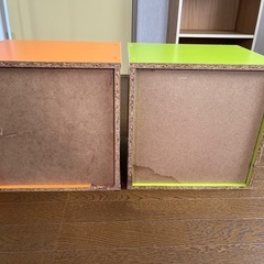 カラーボックス2つセットの画像