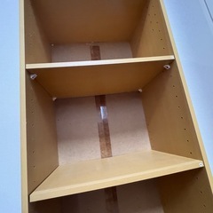 カラーボックス　キャスター付きの画像