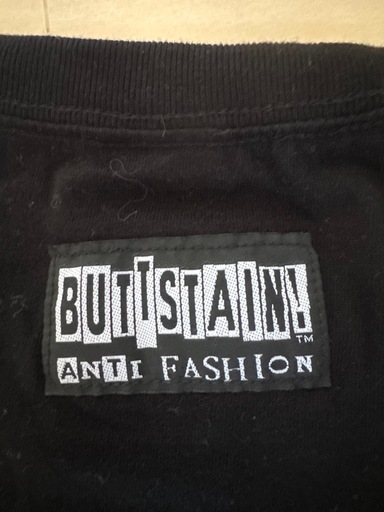 BUTTSTAIN! ANTI FASHION ロゴT XL バットステイン