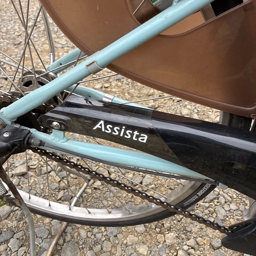 電動自転車ブリヂストンアシスターバッテリー容量15.4アンペア走れる距離60キロ位すごく程度の良い大容量バッテリーを搭載しています